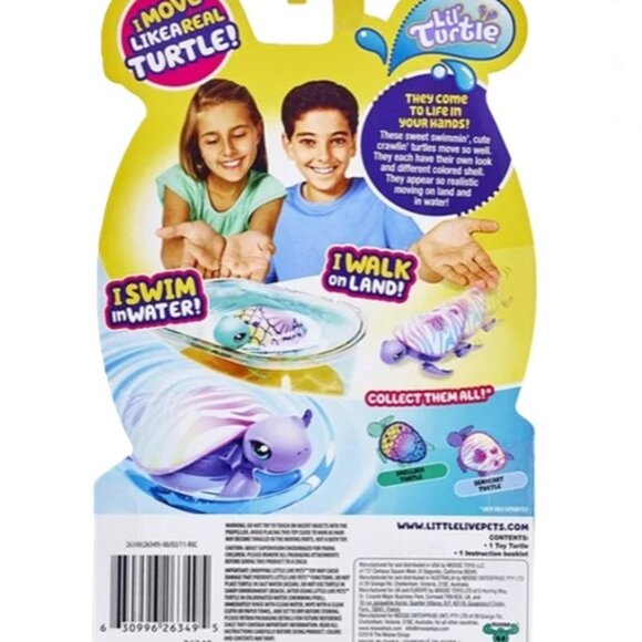 Little Live Pets -  Sea Heart the Lil' Turtle - Interactive Turtle - Picture 3 of 3